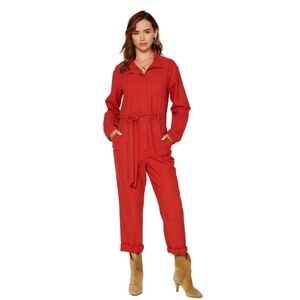 Zip up jumpsuit